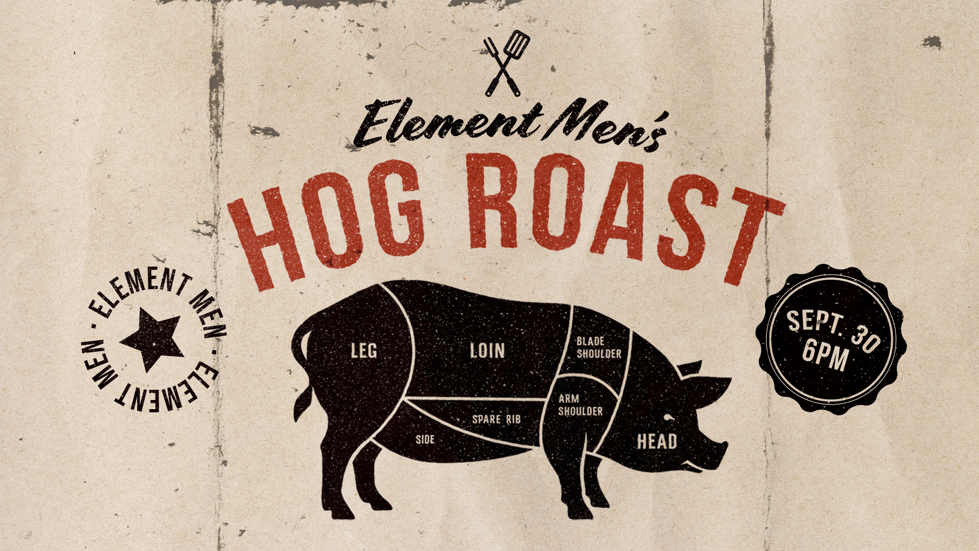 Men's Hog Roast 22 Title Slide